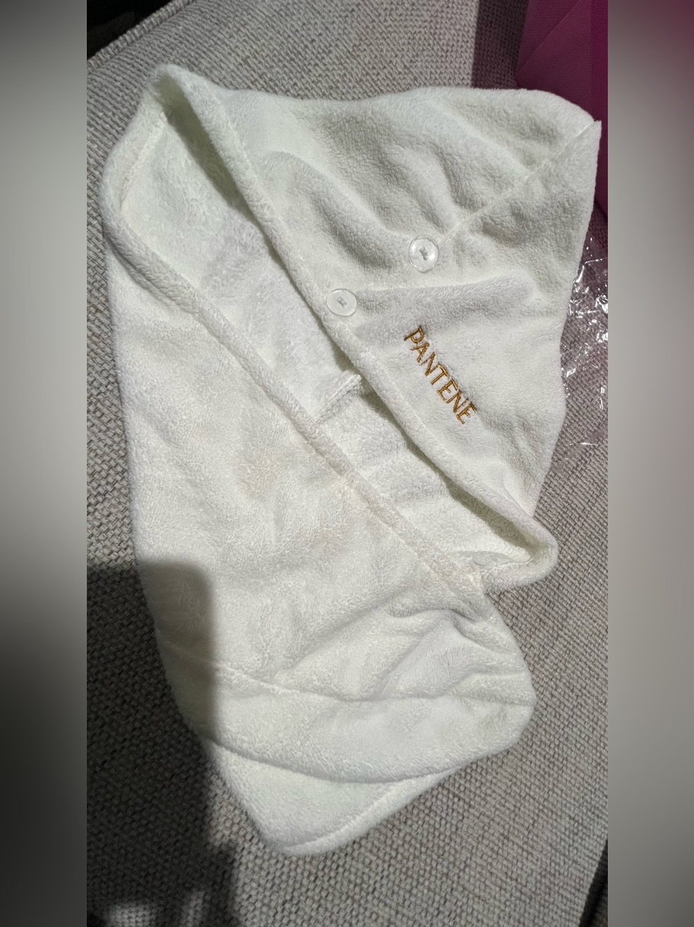 Pantene White Hair Wrap Towel - Soft Microfiber Turban